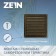 Ventilation grate Zein luxury RM3030Z, 300 x 300 mm, with a grid, metal, gold