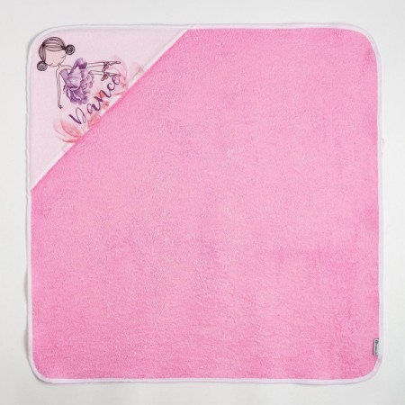 A children's crumb I "Flower Dancer", 75x75 cm, 100% cotton. 340g/m2-6