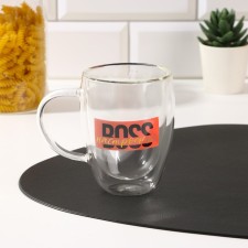 Double bottom mug “Boss mood”, 300 ml