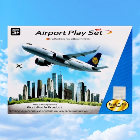 Game set with inertial transport "Airport", mix-9