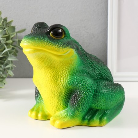 Piggy bank "frog" height 15.5 cm, width 18 cm, length 16 cm-3
