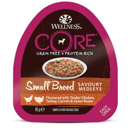 Canned Core Small Breed for dogs of small breeds, chicken/turkey/carrot/beans, 85 g-1