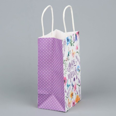 Gift Crafts, Packaging, “For you”, flowers, 12 x 21 x 9 cm-3