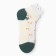 Women's socks shortened "daisies", white color, size 36-40