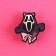 Wooden icon “Run away from me”, 2.7 x 3 cm