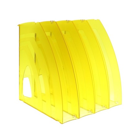 Paper tray Vertical Calligrata "premium", 70mm, tinted yellow-2