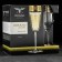 A set of champagne Greek pattern glasses, 200 ml, 6 pcs