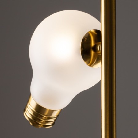 Freya Fr5372FL-03BS Evidence, 220x220x1530 mm, G9, 3x40W, brass color.-7