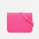 Bag's bag with lightning, long belt, raspberry color
