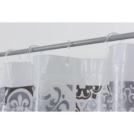 Curtain for the bathroom Cementine, 180 x 200 cm, PVC, gray-4