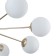 Lamp on the ESCADA rod, 2110/8P Gold. 8x40W, E14, 980x980x420 mm, Shampan