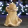 New Year's figure "Boy in a sheepskin coat with a lantern" 7x11x14cm