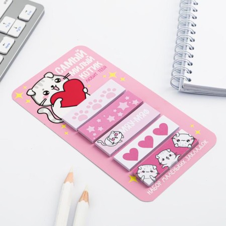 Stickers-stickers, on the “Cute cat” substrate 5 pcs, 30 l/pcs-1