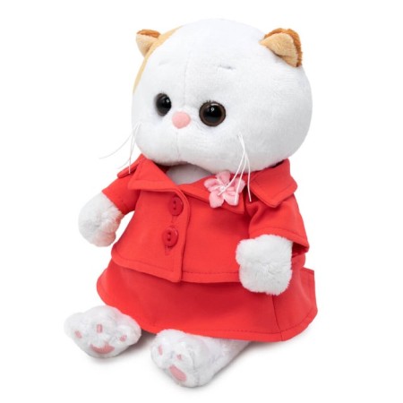 Lee-Li Baby soft toy in a coral suit, 20 cm-1