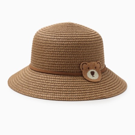 Hat for the girl "Bear" Minaku, rr 52, central brown