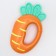 A rattle of a “vegetable mix, crush me: carrot”, color mix, crush me