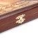 Wooden backgammon with checkers "Beer", board game, 40 x 40 cm