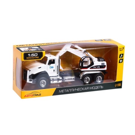 Metal “crane” truck, inertia, doors, light and sound are opened-5