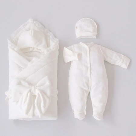Set for discharge Demi-season Kinderlitto Provence, 5 objects, height 50-56 cm, dairy color