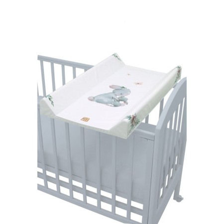 The swaddling mattress "Topotushki" "Bunny Watercolor", size 79x46x10 cm-1