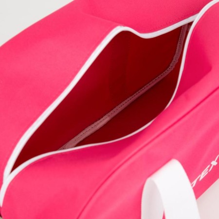 Female sports bag, textura, average size, pink color-4
