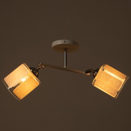 Iris chandelier 2he27 40W Belo-chromium 45x26x27 cm Bayerlux-2