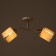 Iris chandelier 2he27 40W Belo-chromium 45x26x27 cm Bayerlux