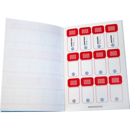 Set of marke stickers Stout SFA-0037-200000, "warm floor"-2