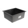 Kitchen sink Aflorn AF95043F, Sredal, S = 3.0 and 0.8 mm, 50x43x20 cm, siphon, graphite