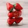 Christmas tree decoration "Strawberry Assorted" (set 6 pcs) 4.5x6 cm, red