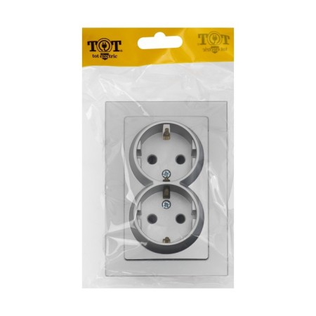 Double Tot Matte Glass, 16 a, hidden, with salary, glass, silver-4