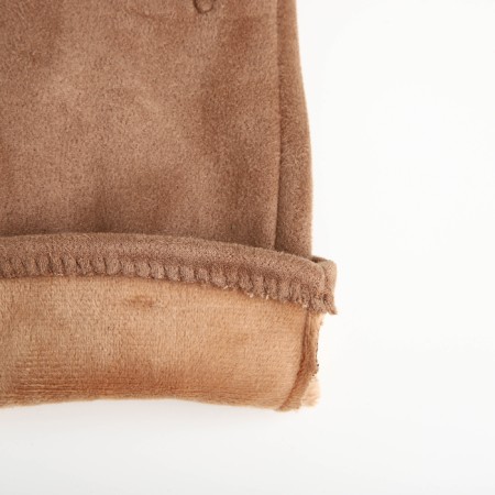 Gloves are female, dimensionless, without insulation, beige color-3