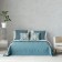 Cover with pillowcases "Diana", size 230x250 cm, blue color