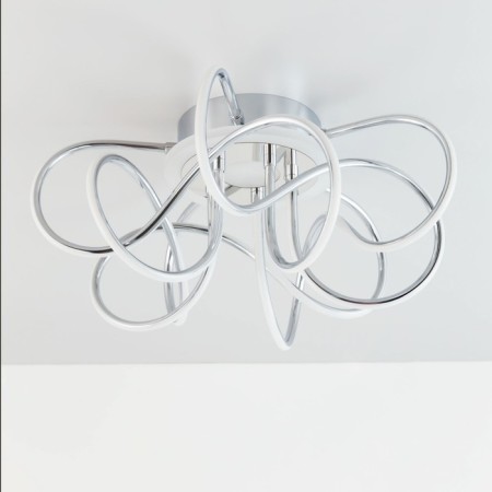 Ceiling CITILUX CULCH "JMINI SMART" CL229A151E 50x50x23 cm, 5x19W, LED, Gray color.-24