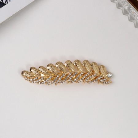 Hair hair clip "Olven" branch, 7 cm, gold