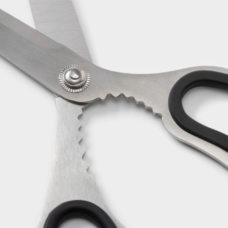 Scissors kitchen shares "Profi", 23 cm, black color-3