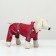 Combiason for dogs, demi-season, size L (DS 28-30, OG 43-45, Osh 31-33 cm), red