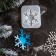 Silicone form universal, Snowflake suspension