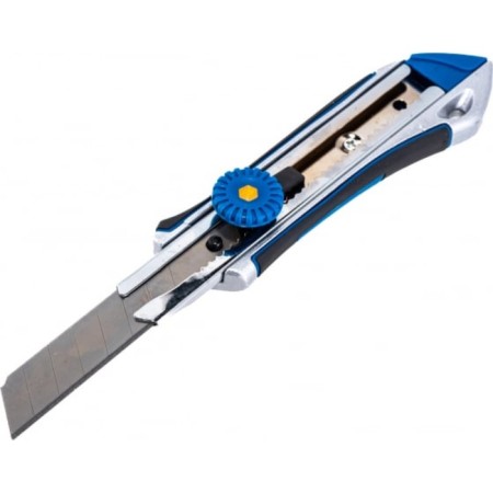 Knife bison professional 09178_z01, screw clamp, rubberized, 18 mm