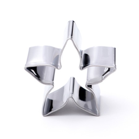 A set of forms for cutting the cookies of the “rose petals”, 4 pcs, chrome -colored color-2