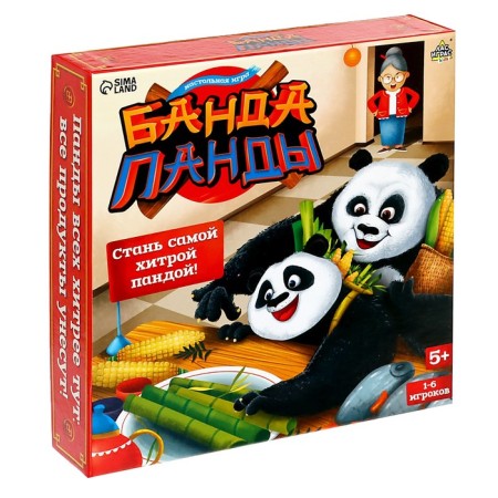 Board game "Banda Panda", 1-6 players, 5+-12