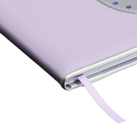 School diary for grades 1-11 "cat", firm covering with foam, artificial leather, application, foil embossing, liesse, 48 sheets, universal cheat sheet, block 80g/m2-2