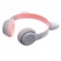 Wireless “cats” headphones, sound and light effects, folding, gray color