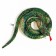 Soft toy "Snake", 18 cm, green color