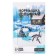 Mormyshka column black, white eye + cube Granen chameleon, weight 0.25 g