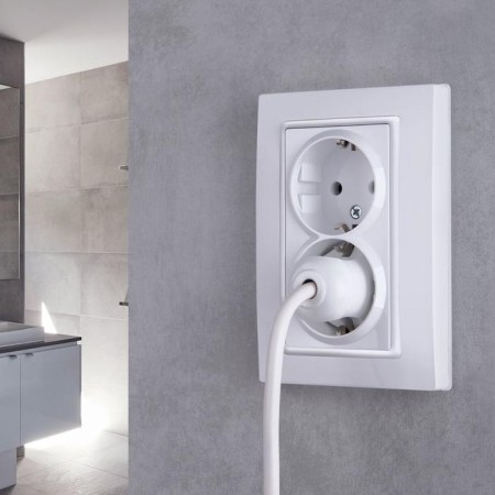 Frame for a double outlet WL03-FRAME-01-DBL, white color-2
