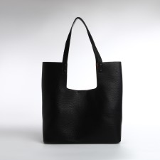 Women's bag-bag on a magnet, cosmetic bag, black color