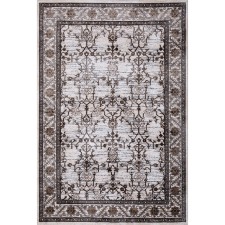 Rectangular carpet Karmen Hali Panama, size 234x340 cm, color Grey/Brown