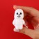 Antistress toy, souvenir on Halloween "I am protecting from wickedness."