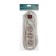 Extension cord Luazon Lighting, 4 sockets, 5 m, 10 A, 2200 W, 3x1.5 mm2, with salary, with off., B